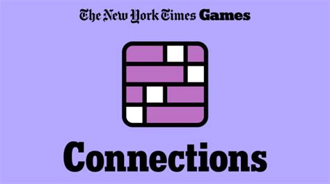 connections nyt puzzle